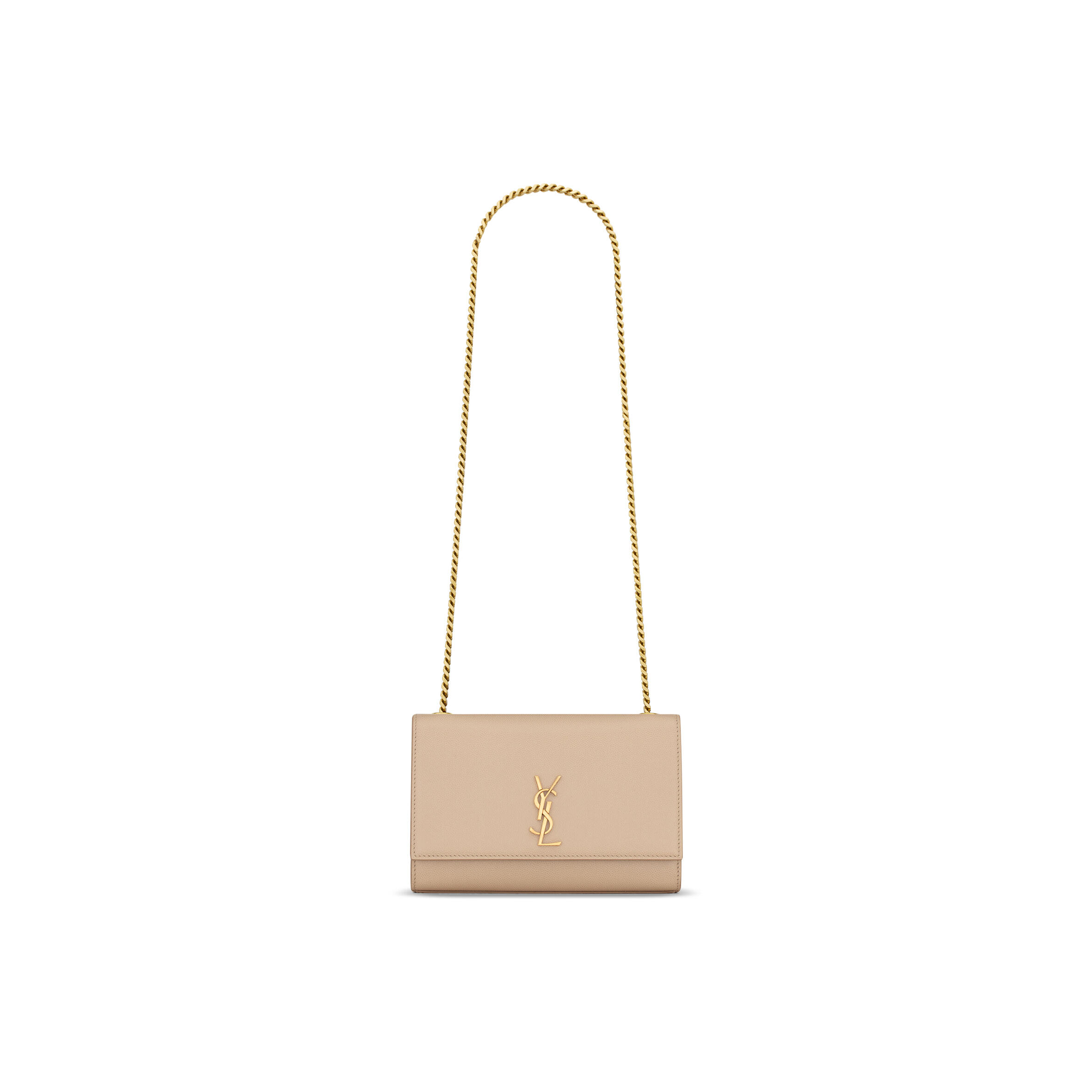 YSL NEW KATE SMALL IN GRAIN DE POUDRE LEATHER 851504AAGBE2721 (20*13*5cm)